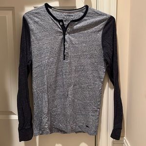 Long sleeved express shirt, blue